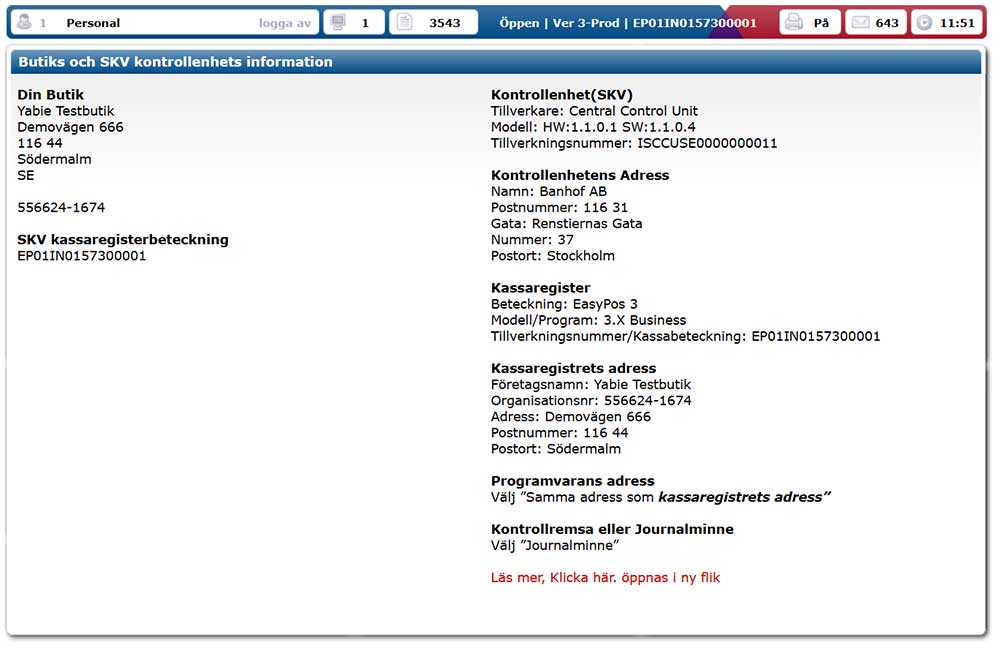 Skatteverkets hemsida